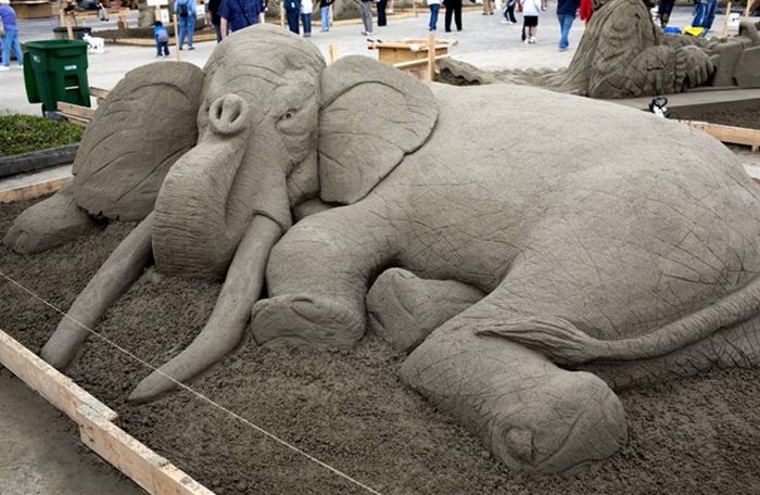 sand sculpture