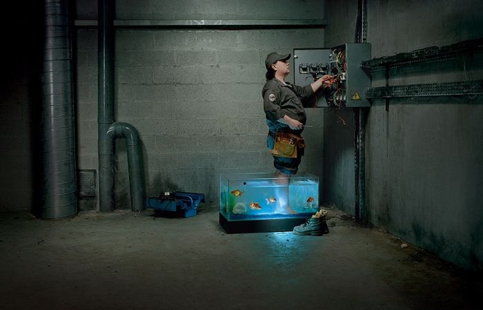 Surreal photography by Jean-Yves Lemoigne