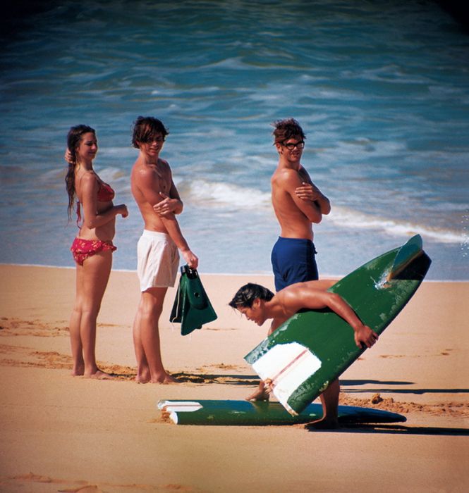 Surfing photography by LeRoy Grannis