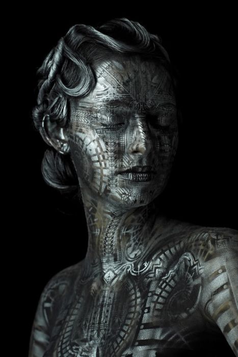 Body paintings by Michael Rosner