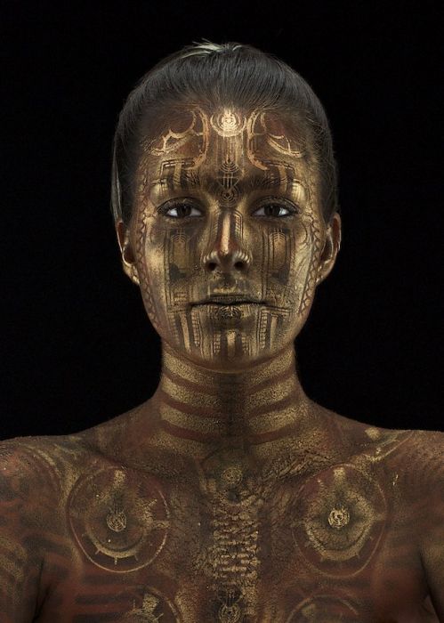 Body paintings by Michael Rosner