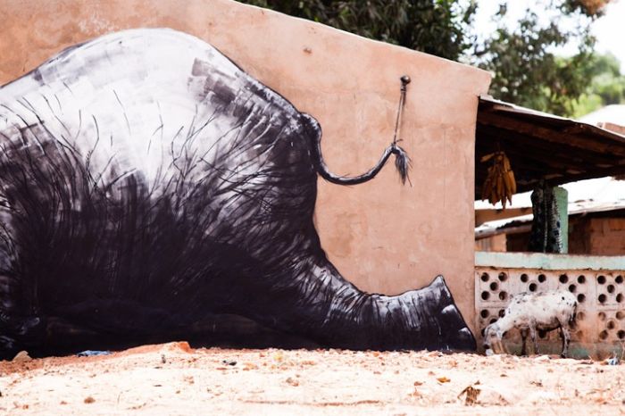 Street art graffiti in Africa