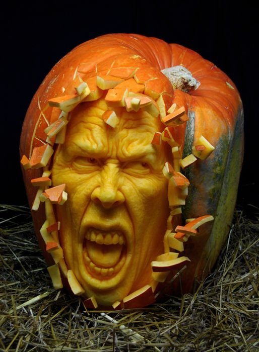 pumpkin carving art