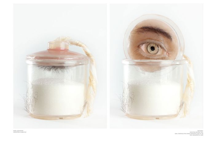 Sentient Kitchen, body part kitchenware by Christine Chin