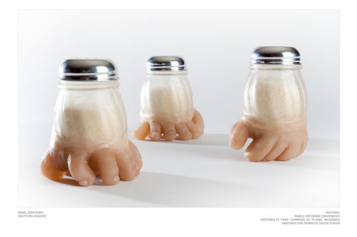 Sentient Kitchen, body part kitchenware by Christine Chin