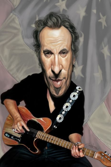 Celebrity caricatures by Marco Calcinaro