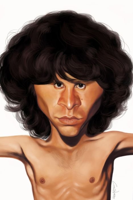 Celebrity caricatures by Marco Calcinaro