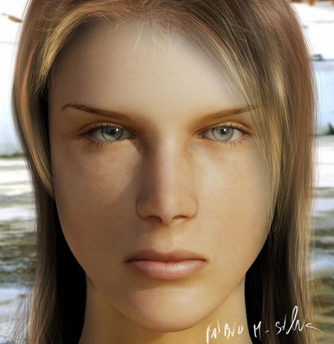 computer graphics digital painting portrait illustration