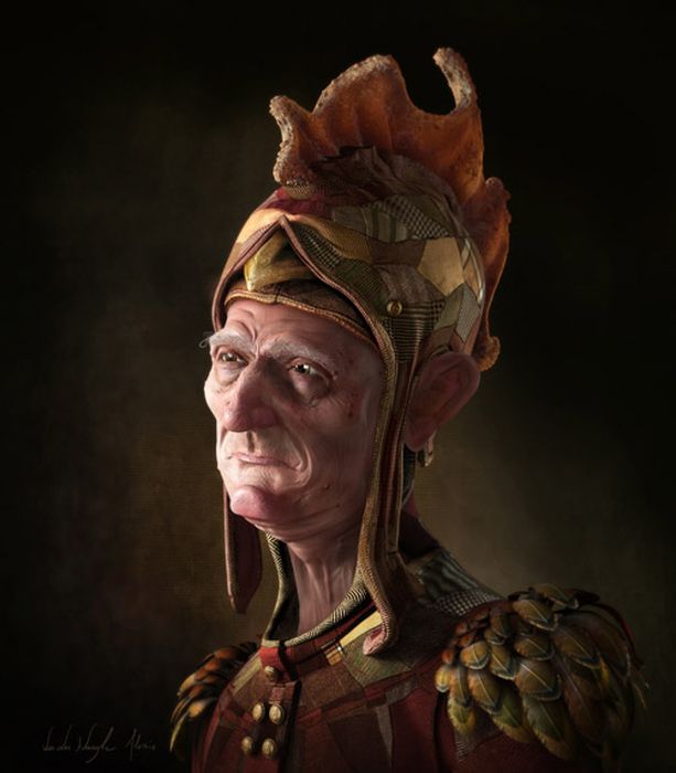 computer graphics digital painting portrait illustration