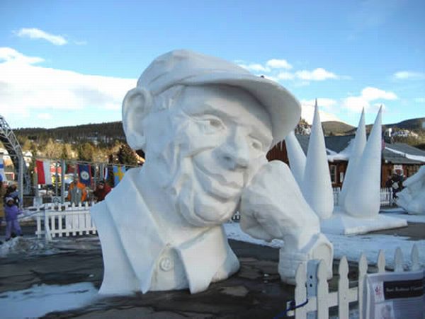 snow sculpture