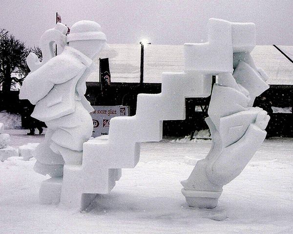 snow sculpture