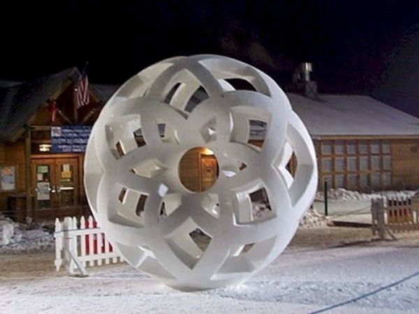 snow sculpture