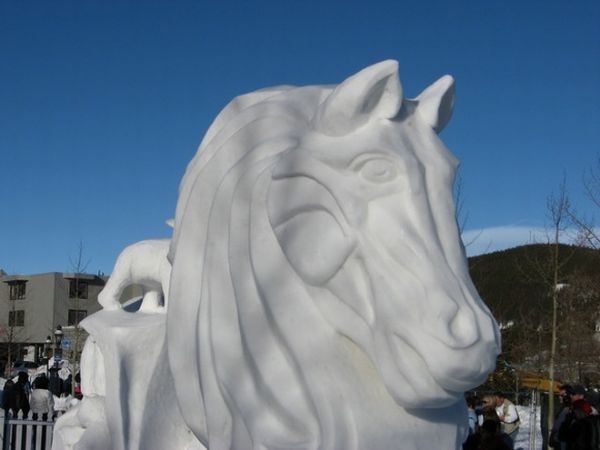 snow sculpture