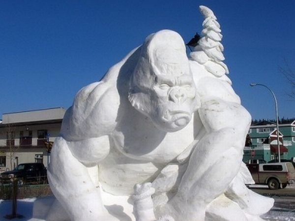 snow sculpture