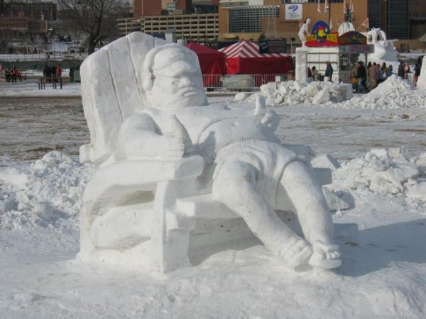 snow sculpture