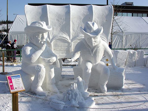 snow sculpture