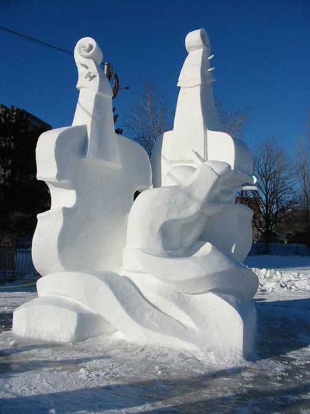 snow sculpture