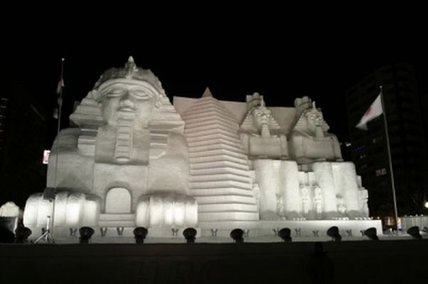 snow sculpture