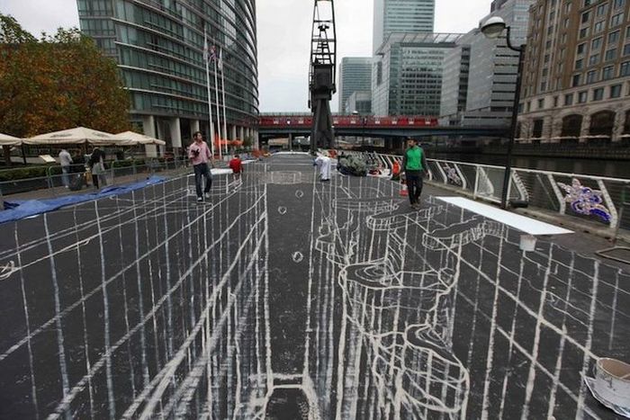 3D street art