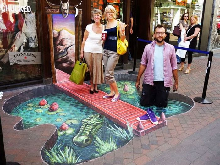 3D street art