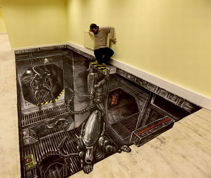 3D street art