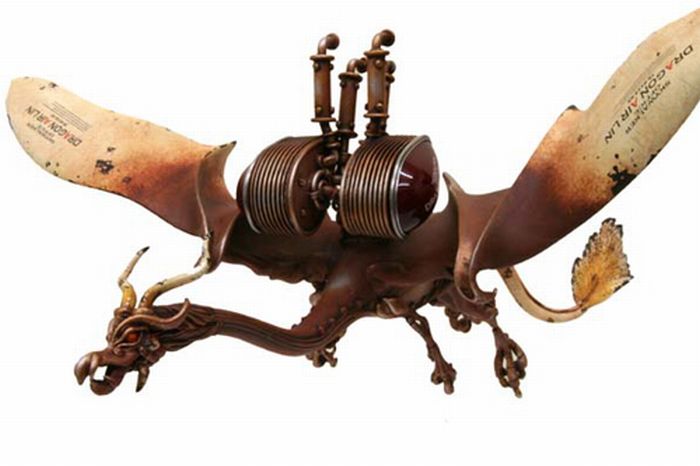 steampunk animal creature