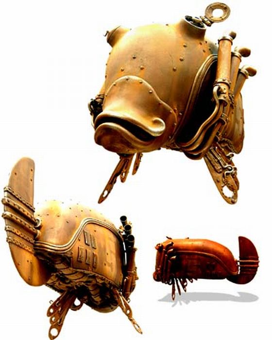 steampunk animal creature