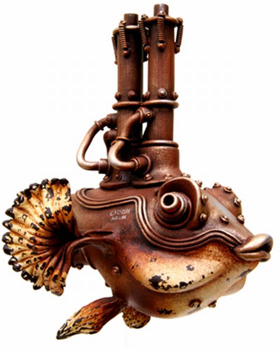 steampunk animal creature