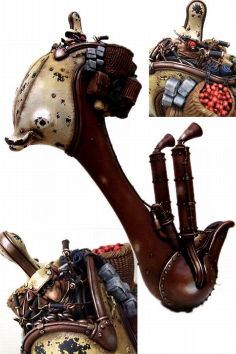 steampunk animal creature