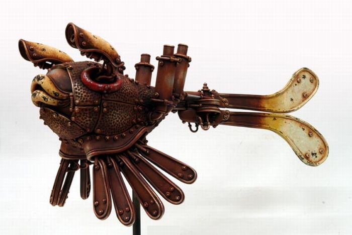 steampunk animal creature