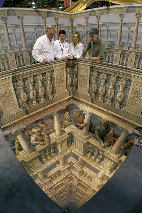 3D illusions by Kurt Wenner