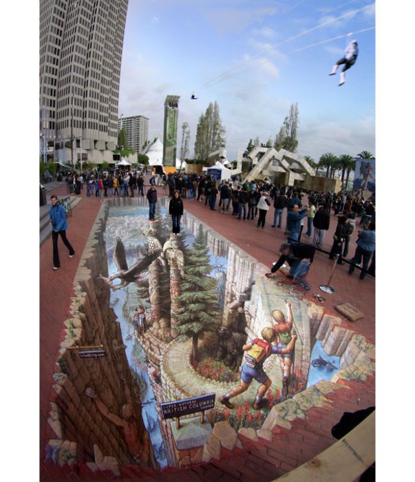 3D illusions by Kurt Wenner