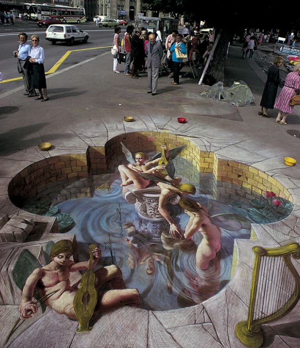 3D illusions by Kurt Wenner