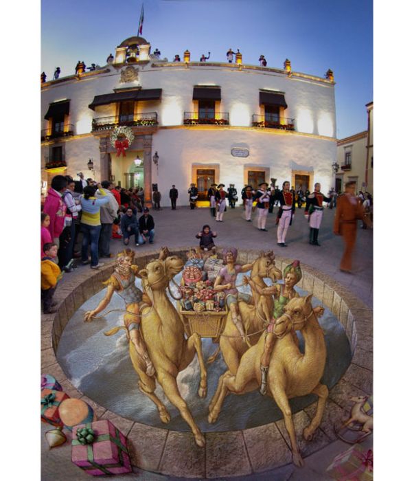 3D illusions by Kurt Wenner