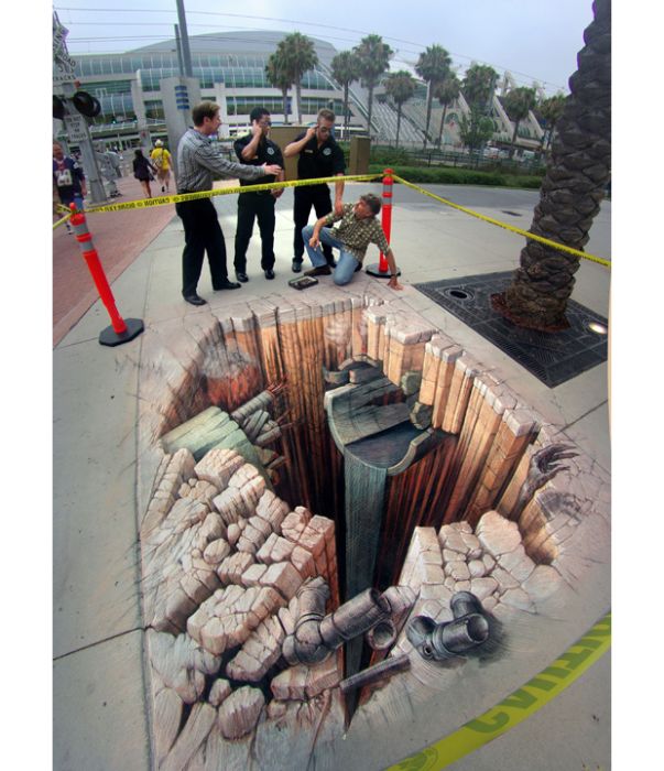 3D illusions by Kurt Wenner