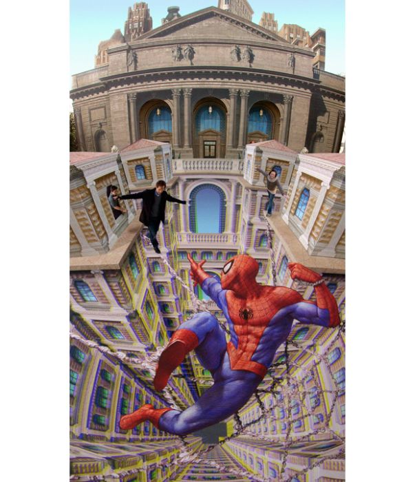3D illusions by Kurt Wenner