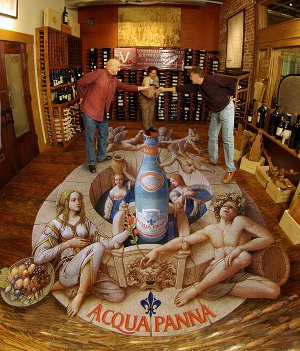 3D illusions by Kurt Wenner
