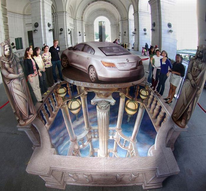 3D illusions by Kurt Wenner