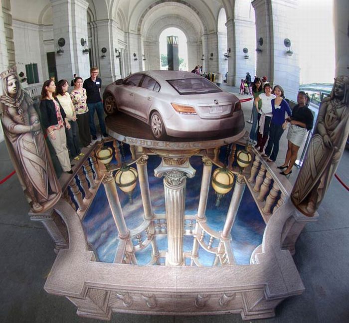 3D illusions by Kurt Wenner