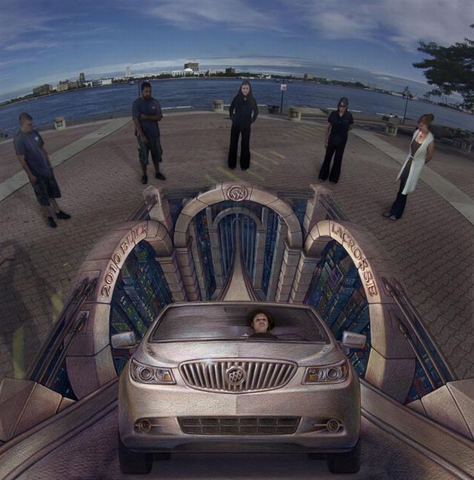 3D illusions by Kurt Wenner