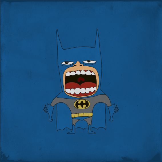 Screaming superheroes by Roberto Salvador