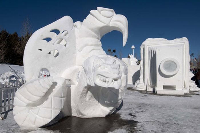 snow sculpture