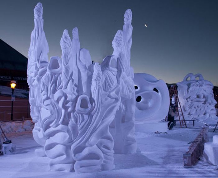 snow sculpture