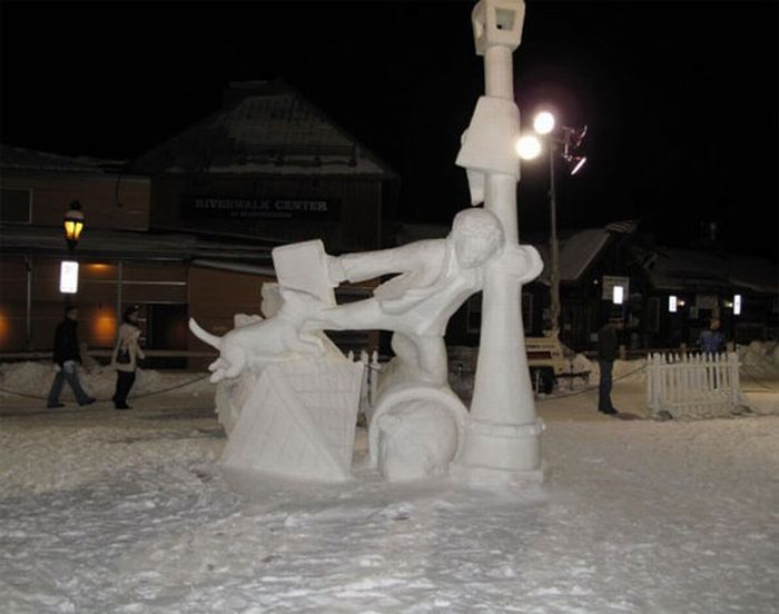 snow sculpture