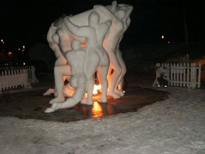 snow sculpture