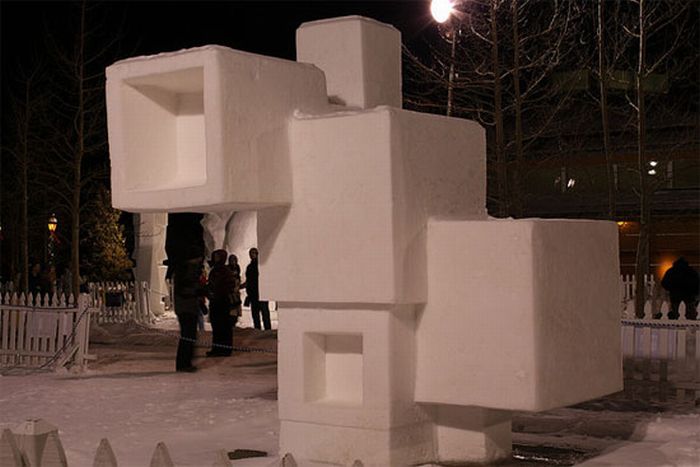 snow sculpture