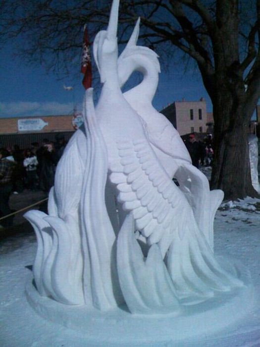 snow sculpture