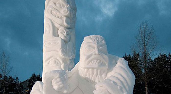 snow sculpture