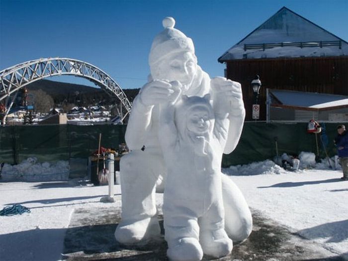 snow sculpture