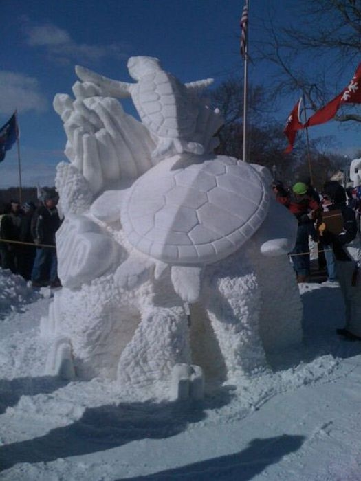 snow sculpture